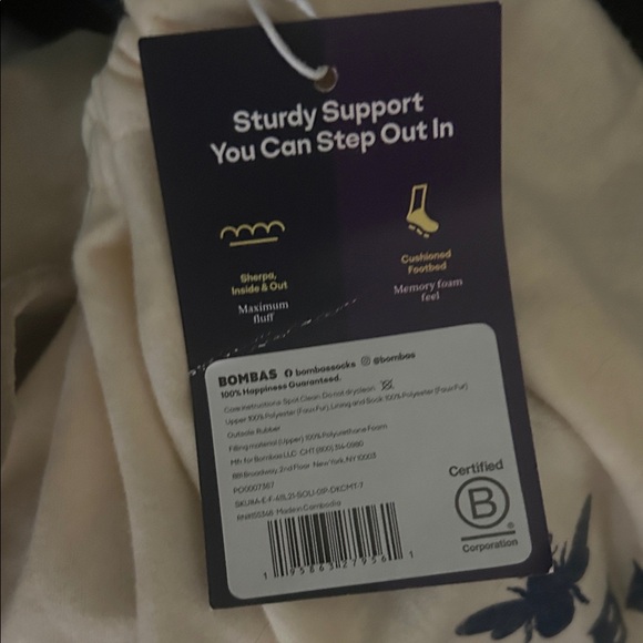 Bombas Teddy Sherpa Slip-On Slippers in Caramel - Picture 5 of 5